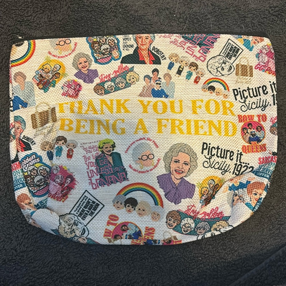 Golden girls makeup bag
